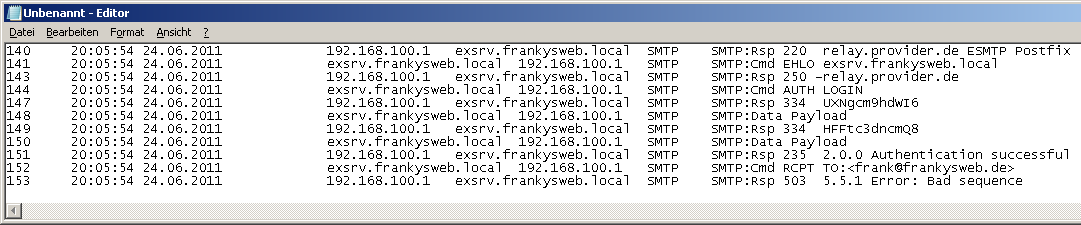 Bad sequence of commands