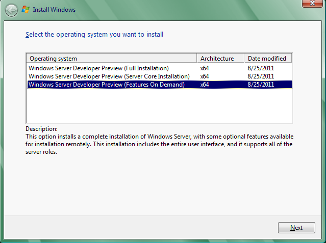Windows Server 8 Preview