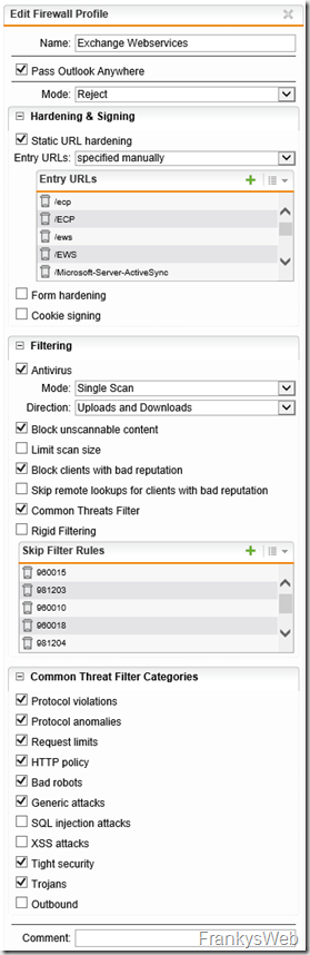 Firewall Profile