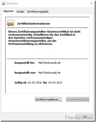 Remote desktop zertifikat nicht vertrauenswürdig