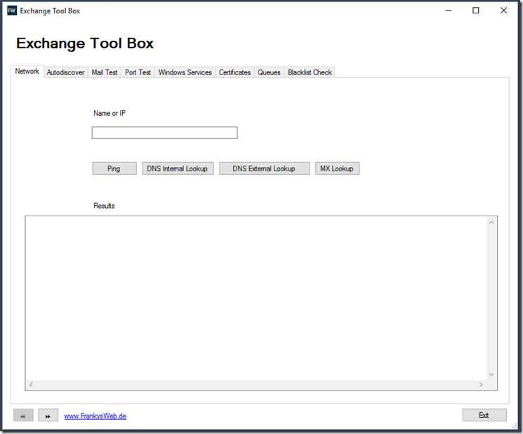 Exchange Toolbox