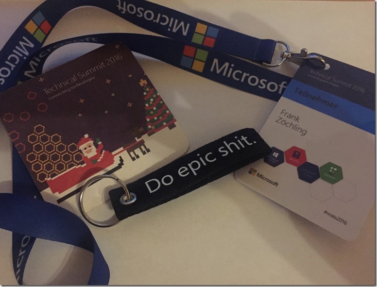 Microsoft Technical Summit 2016