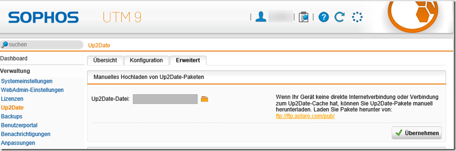 Neues Update