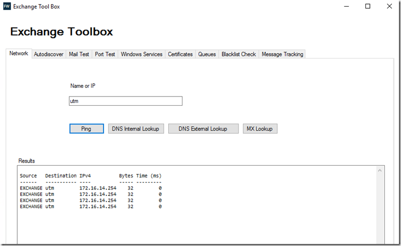 Exchange Toolbox