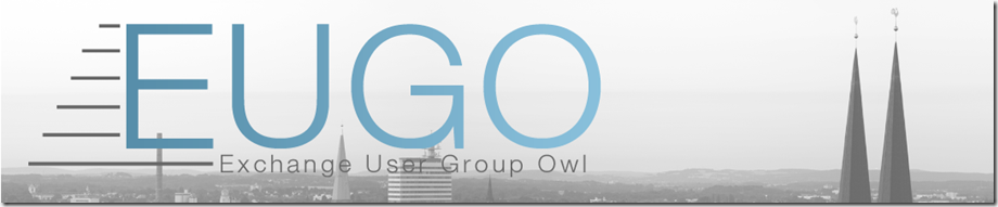 Exchange User Group OWL–Jetzt noch schnell anmelden