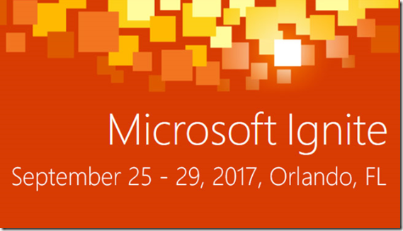 Vorträge der Microsoft Ignite 2017