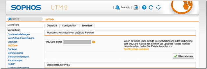 Neues UTM Update erschienen