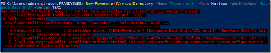 PowerShell Backend