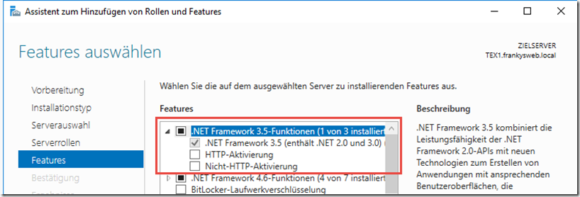 .NET Framework Feature