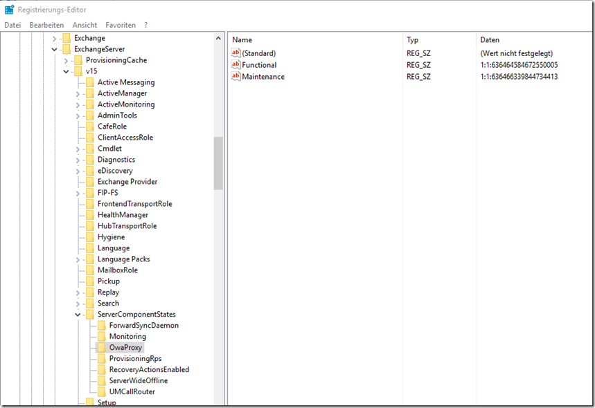 Server Component States Registry