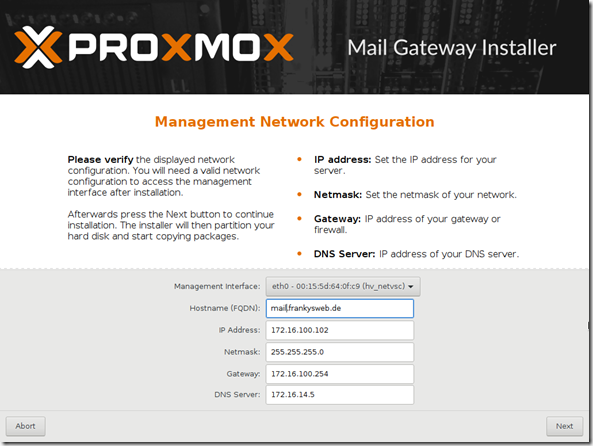 Proxmox Mail Gateway