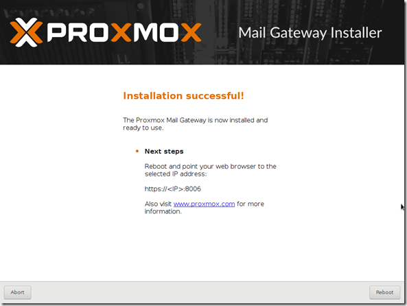 Proxmox Mail Gateway