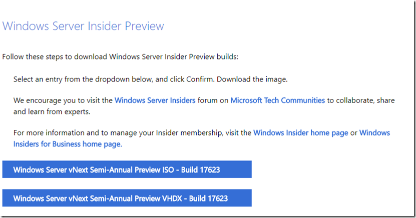Windows Server 2019: Technical Preview verfügbar