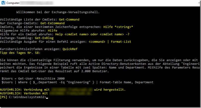 Exchange 2016: Exchange Management Shell verbindet sich nicht (Admins Life)