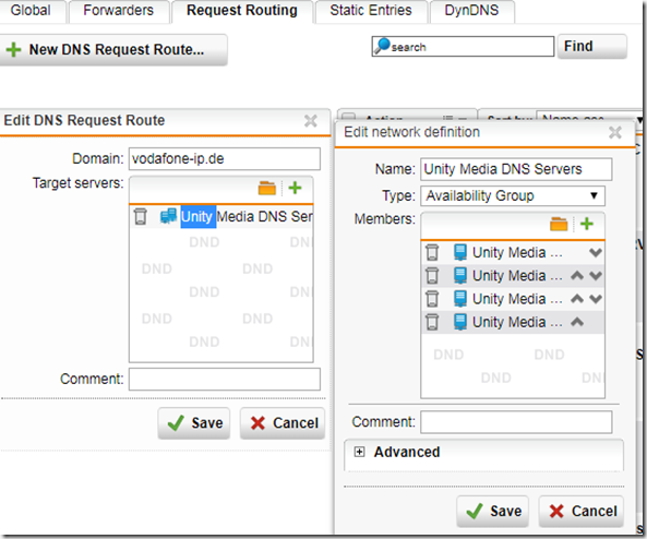 Vodafone WiFi-Calling mittels Sophos UTM 9