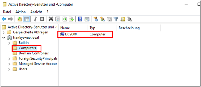 Migration Domain Controller zu Server 2016