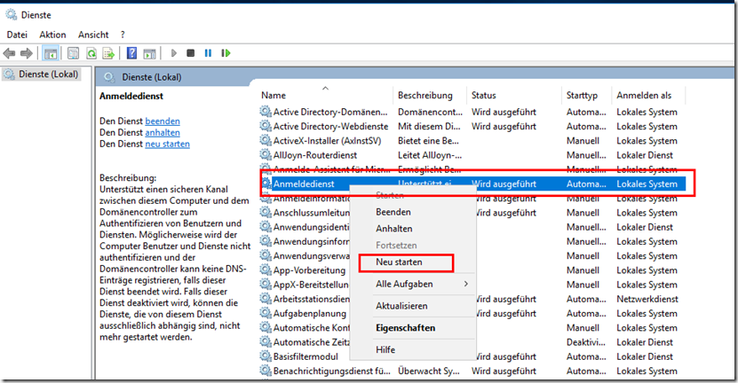 Migration Domain Controller zu Server 2016