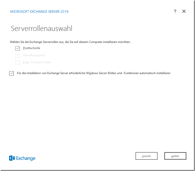 Exchange 2019: Der erste Eindruck