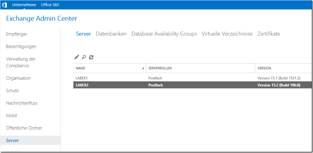 Exchange 2019: Testmigration von Exchange 2016 zur Technical Preview