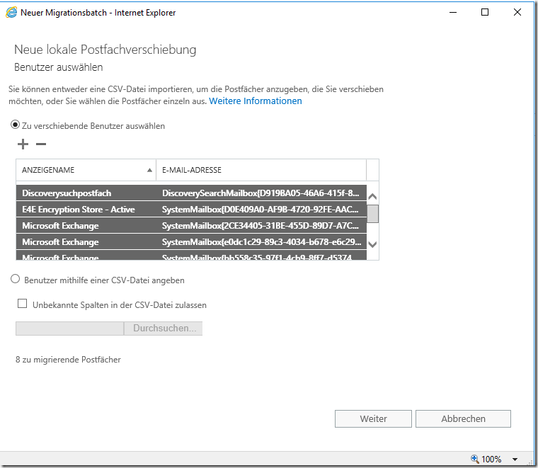 Exchange 2019: Testmigration von Exchange 2016 zur Technical Preview