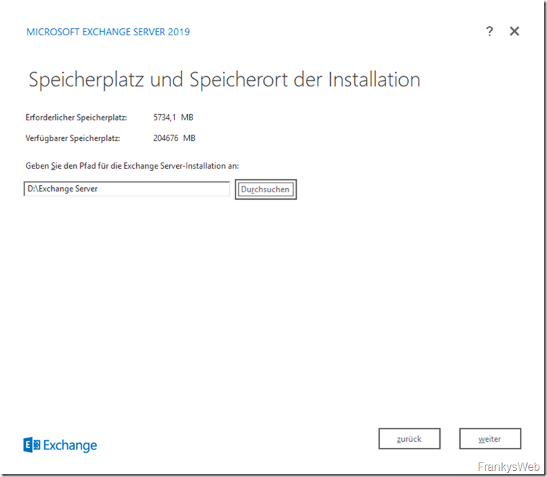 HowTo: Installation von Exchange 2019 auf Server 2019