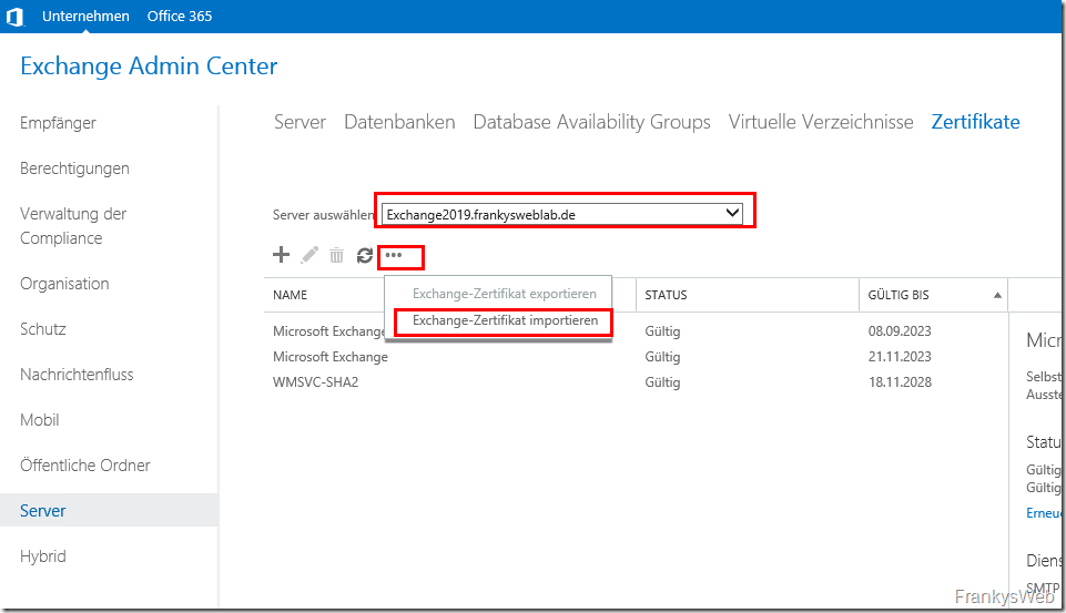 HowTo: Migration von Exchange 2016 zu Exchange 2019 (Teil 2)