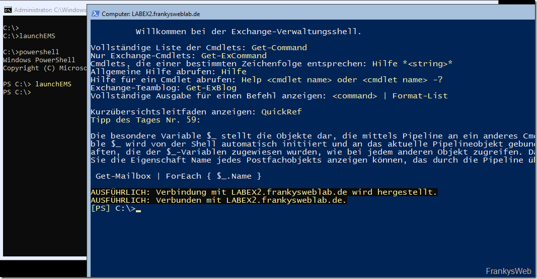 HowTo: Installation von Exchange 2019 auf Server 2019 Core