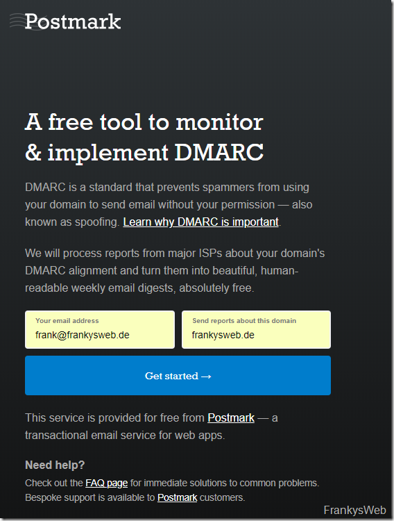 Kostenlose aufbereitete DMARC-Reports