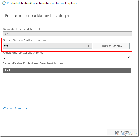 Exchange 2019: Database Availability Group (DAG)