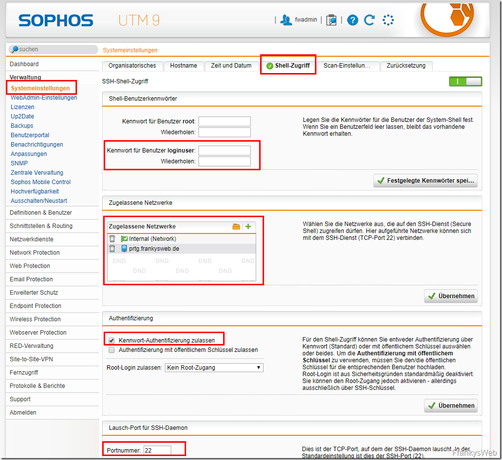 Sophos UTM: Monitoring der Mail Queues