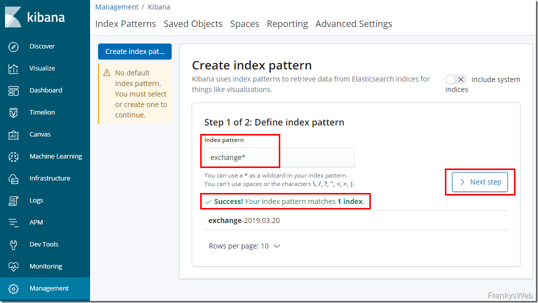 Exchange Server Dashboards mit ELK (ElasticSearch, Logstash, Kibana) Teil 3