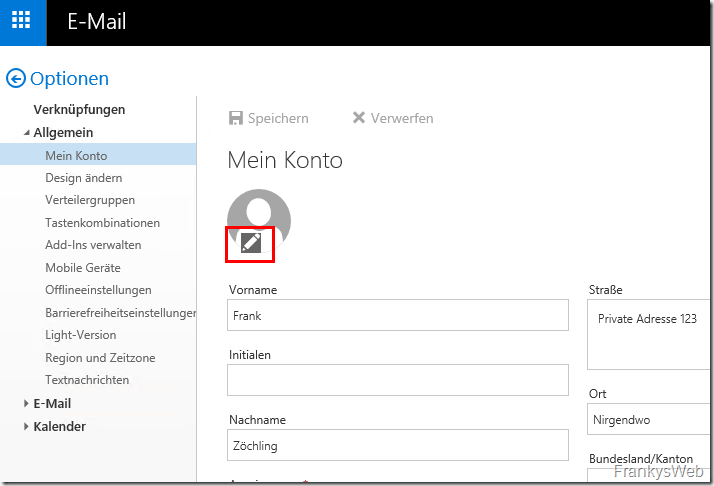 Exchange 2016: Verhindern das Benutzer ihr AD Konto verändern