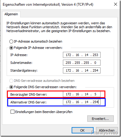 Migration: DNS Server ist kein DC