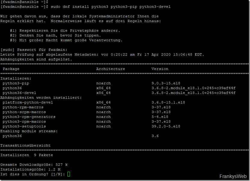 Ansible Installation