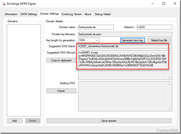 DKIM DNS Record