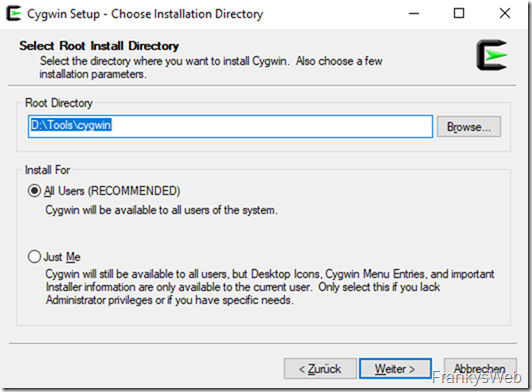 Cygwin Installation