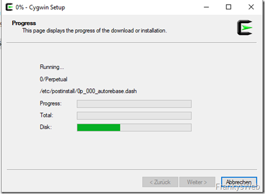 Cygwin Installation