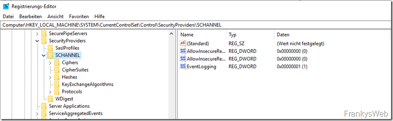 Exchange: Schannel 36888 / 36871 Fehler nach Erneuern des BackEnd Zertifikats