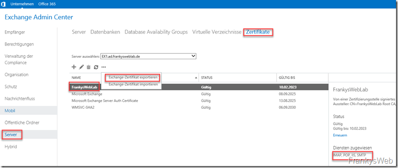 Exchange Server: Neuinstallation ohne Datenverlust (Beispielsweise nach Angriff)