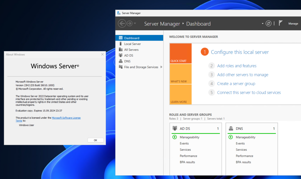 Mein zweiter Eindruck von Windows Server vNext