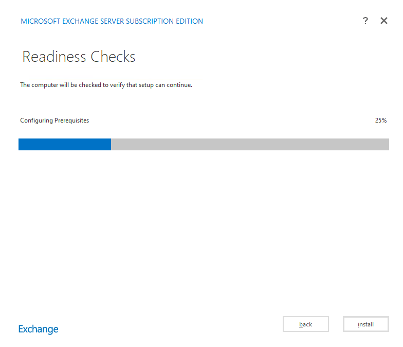 Exchange SE Inplace Upgrade