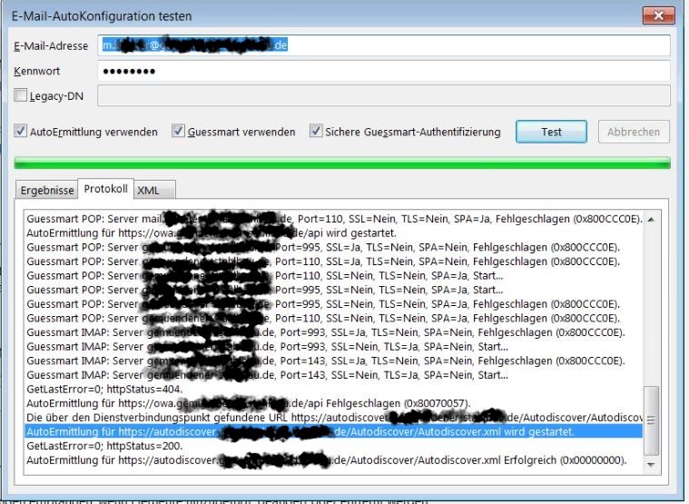 Ihre einstellungen für automatische antworten können nicht